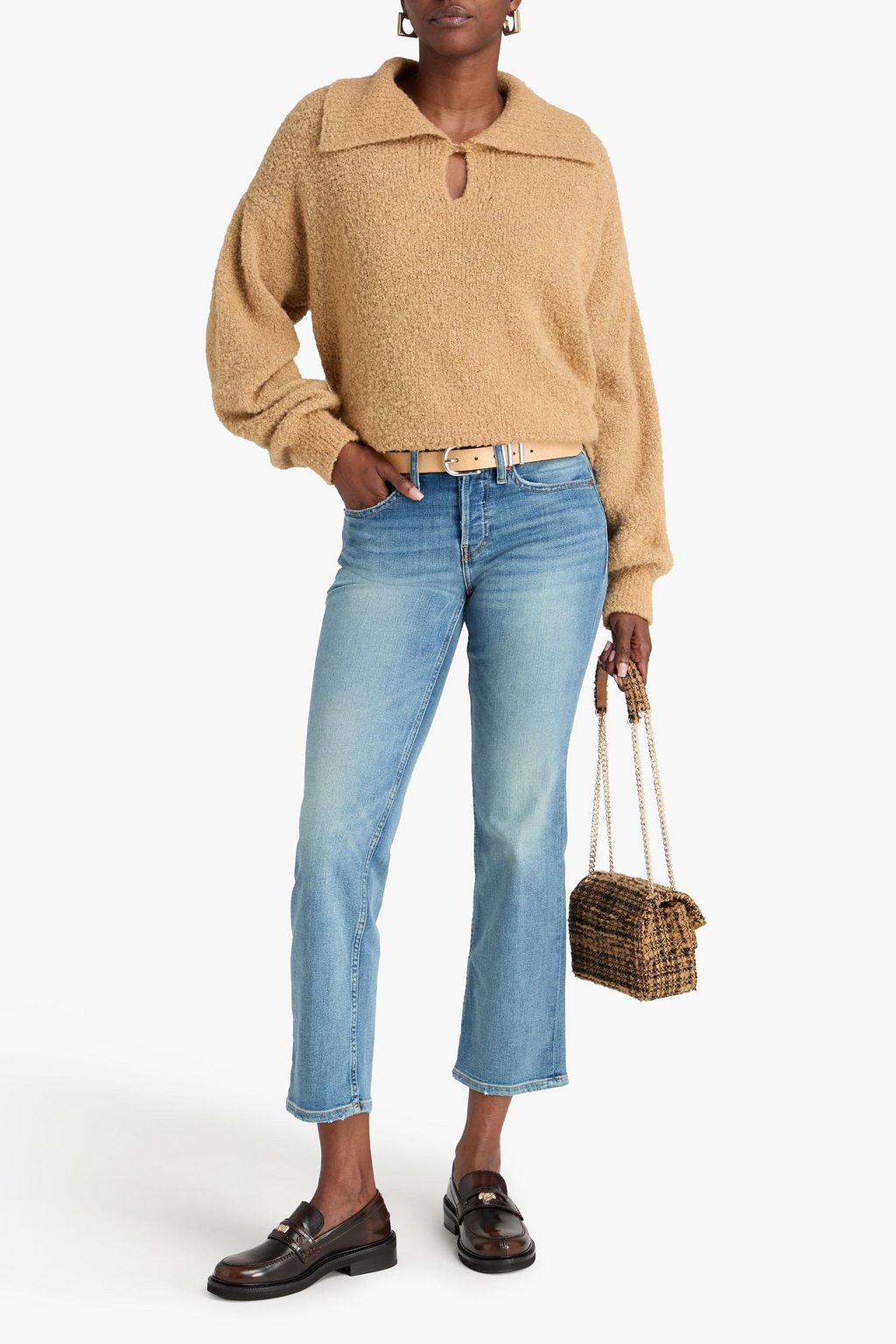 RE/DONE High-rise straight-leg jeans