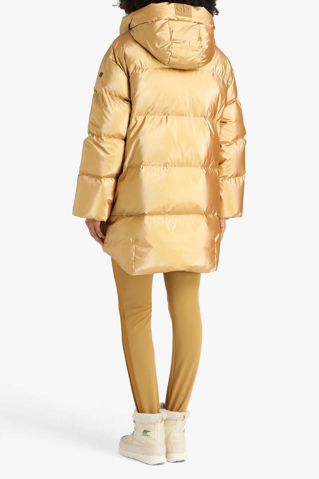 GOLDBERGH ダウンコート メタリック キルティング