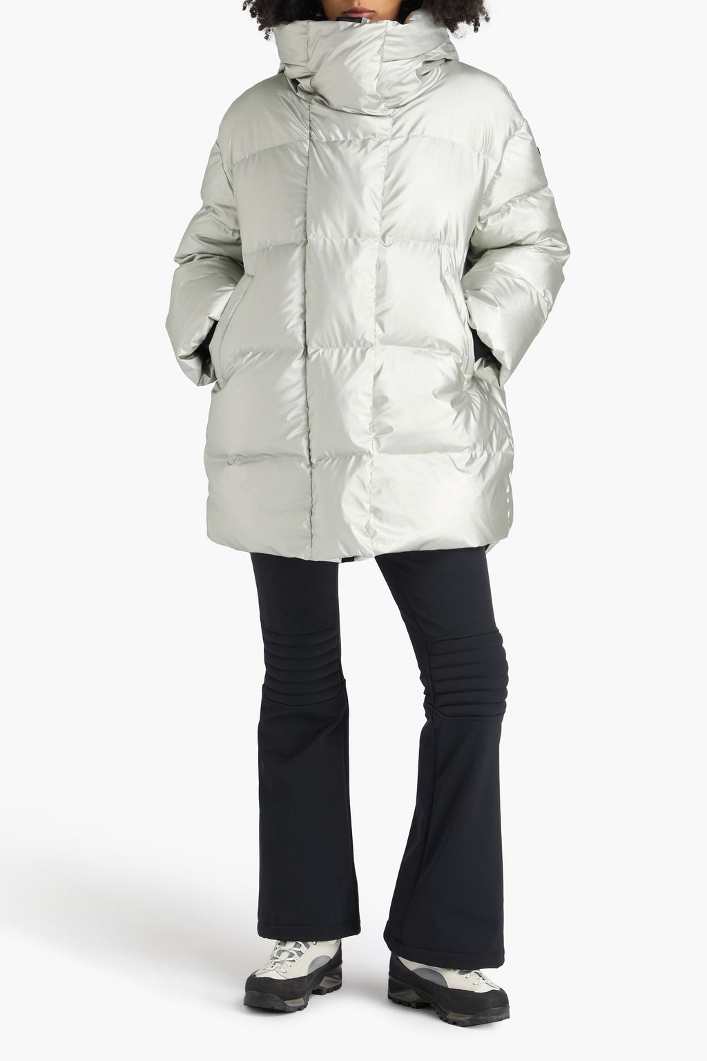 GOLDBERGH Metallic quilted down ski jacket