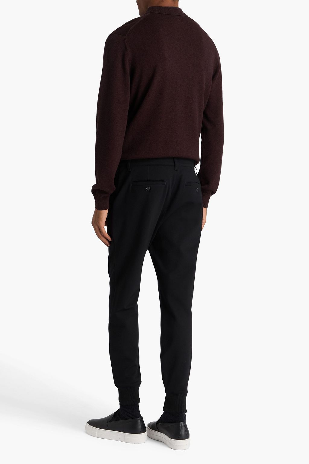 PAIGE Elmwood cropped stretch-jersey track pants