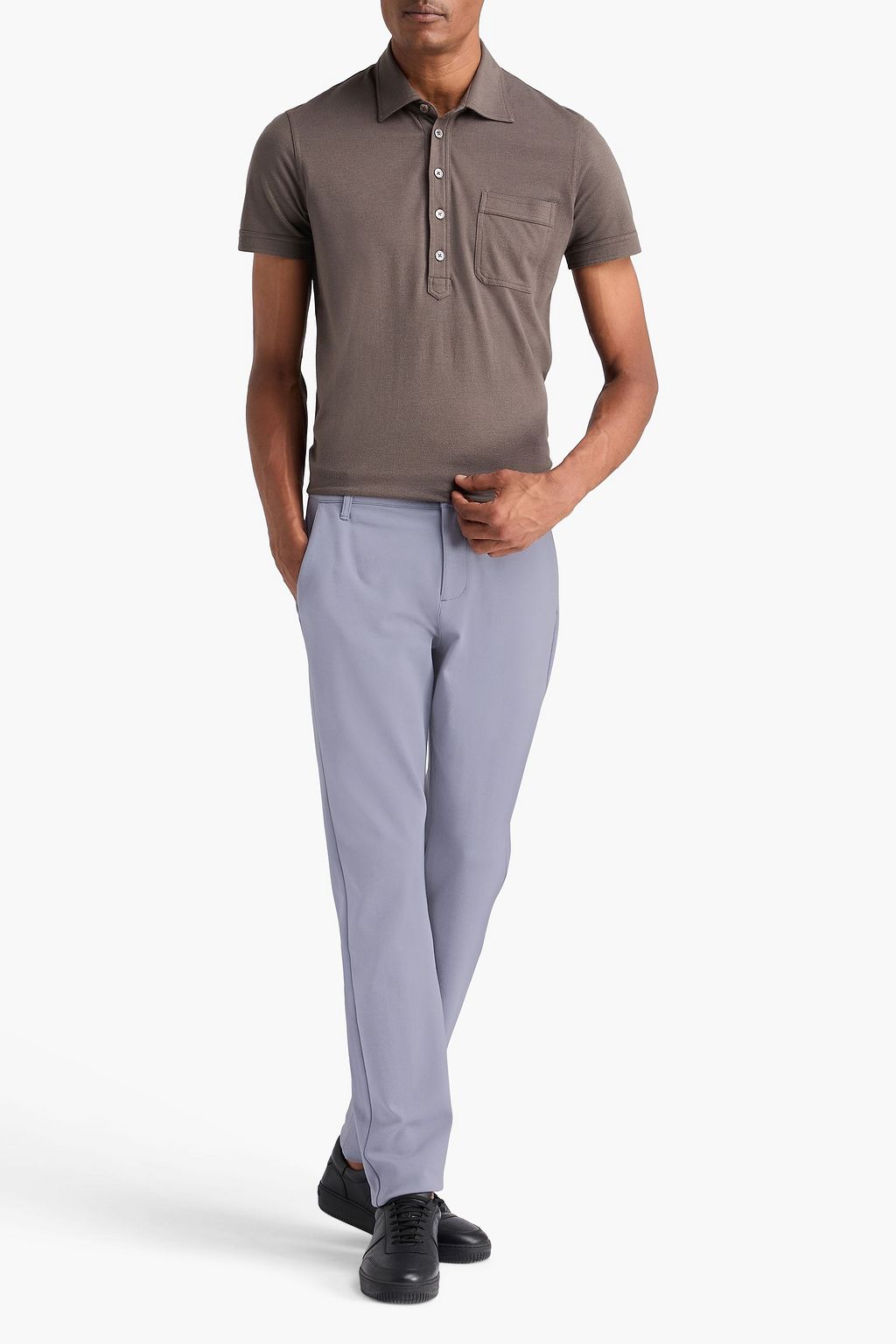 PAIGE Stafford slim-fit stretch-jersey pants