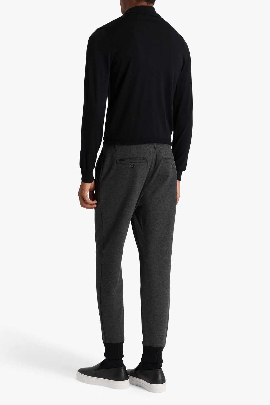 PAIGE Elmwood cropped stretch-jersey track pants