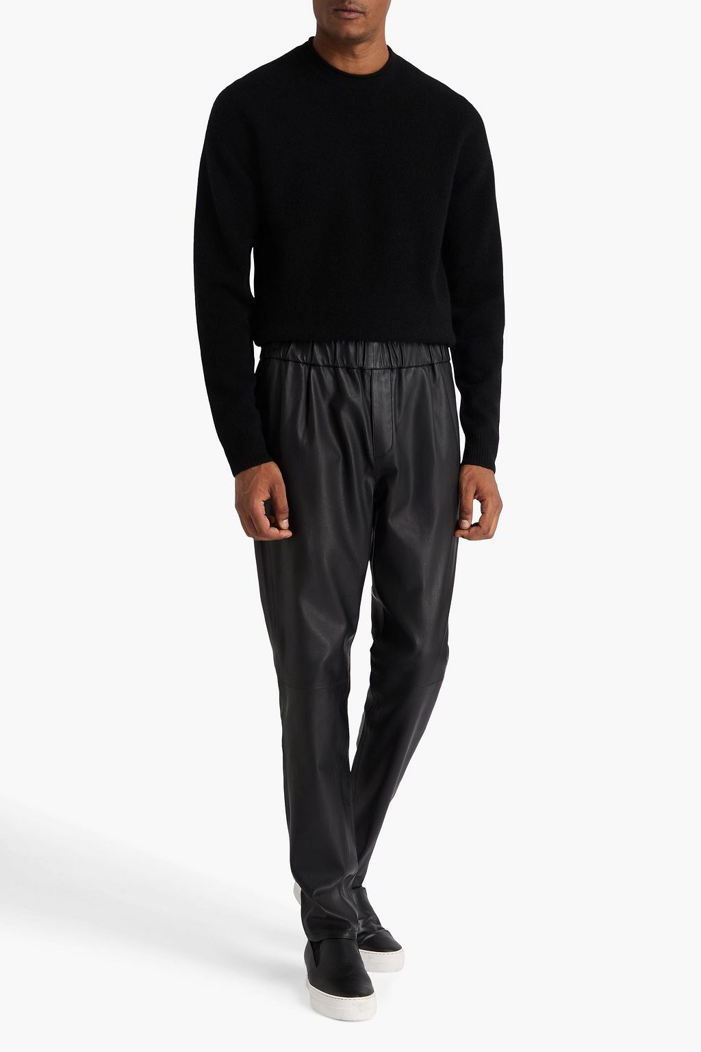 PAIGE Sinder tapered leather pants