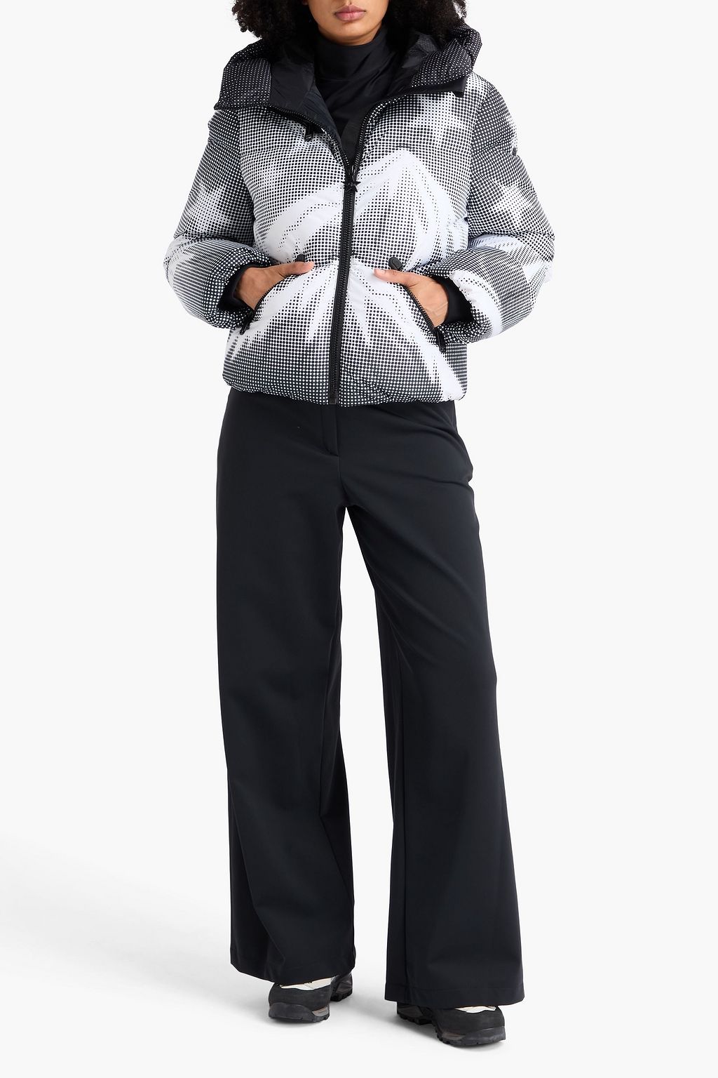 GOLDBERGH Pammy printed quilted shell down ski jacket