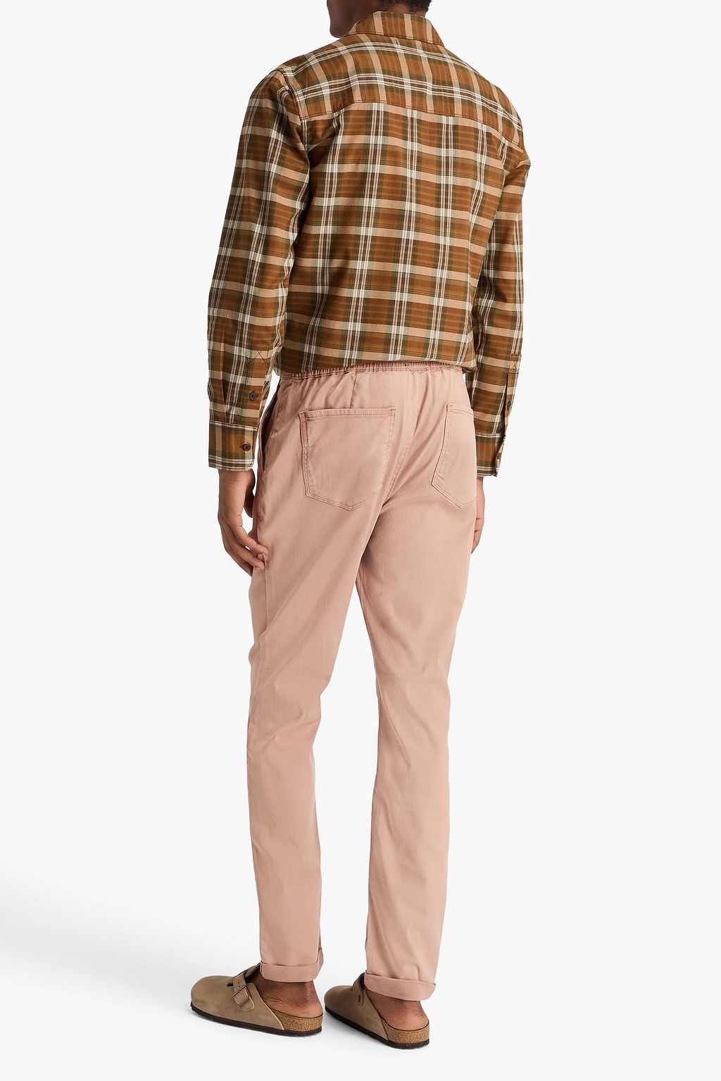 PAIGE Fraser tapered Lyocell-blend twill drawstring pants