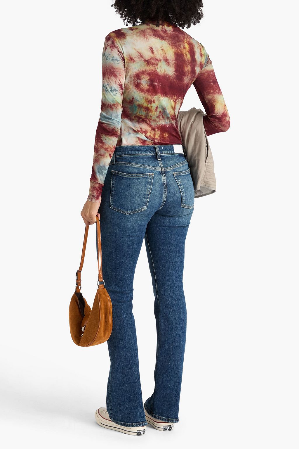 RE/DONE Halbhohe Bootcut-Jeans „Baby Boot“