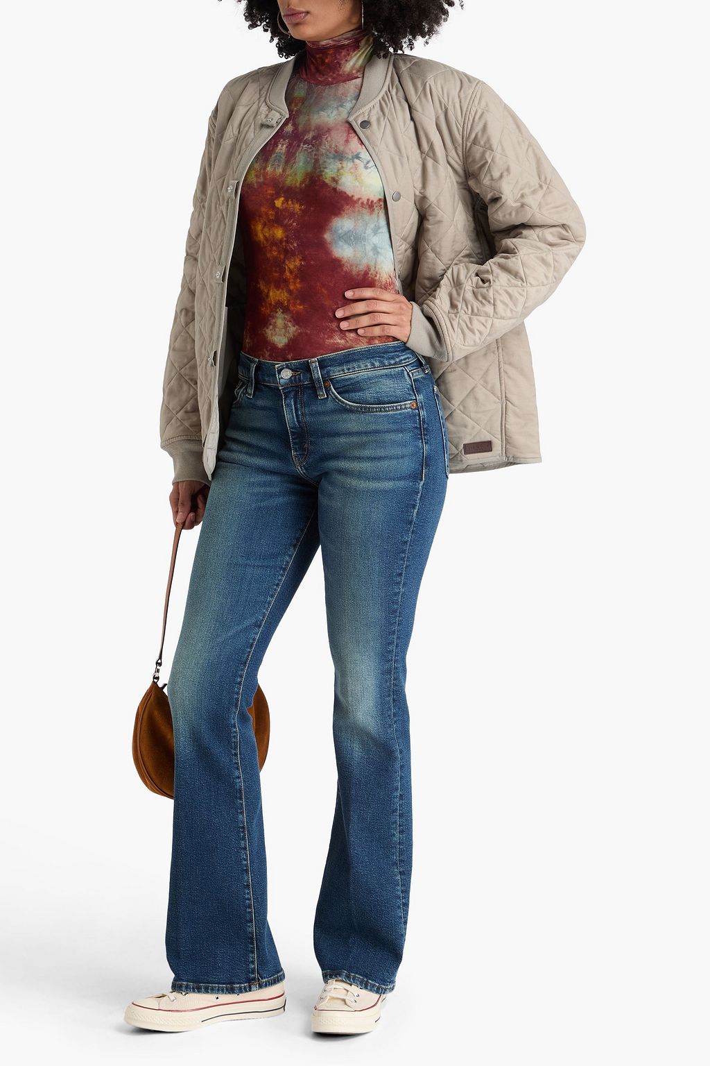 RE/DONE Halbhohe Bootcut-Jeans „Baby Boot“