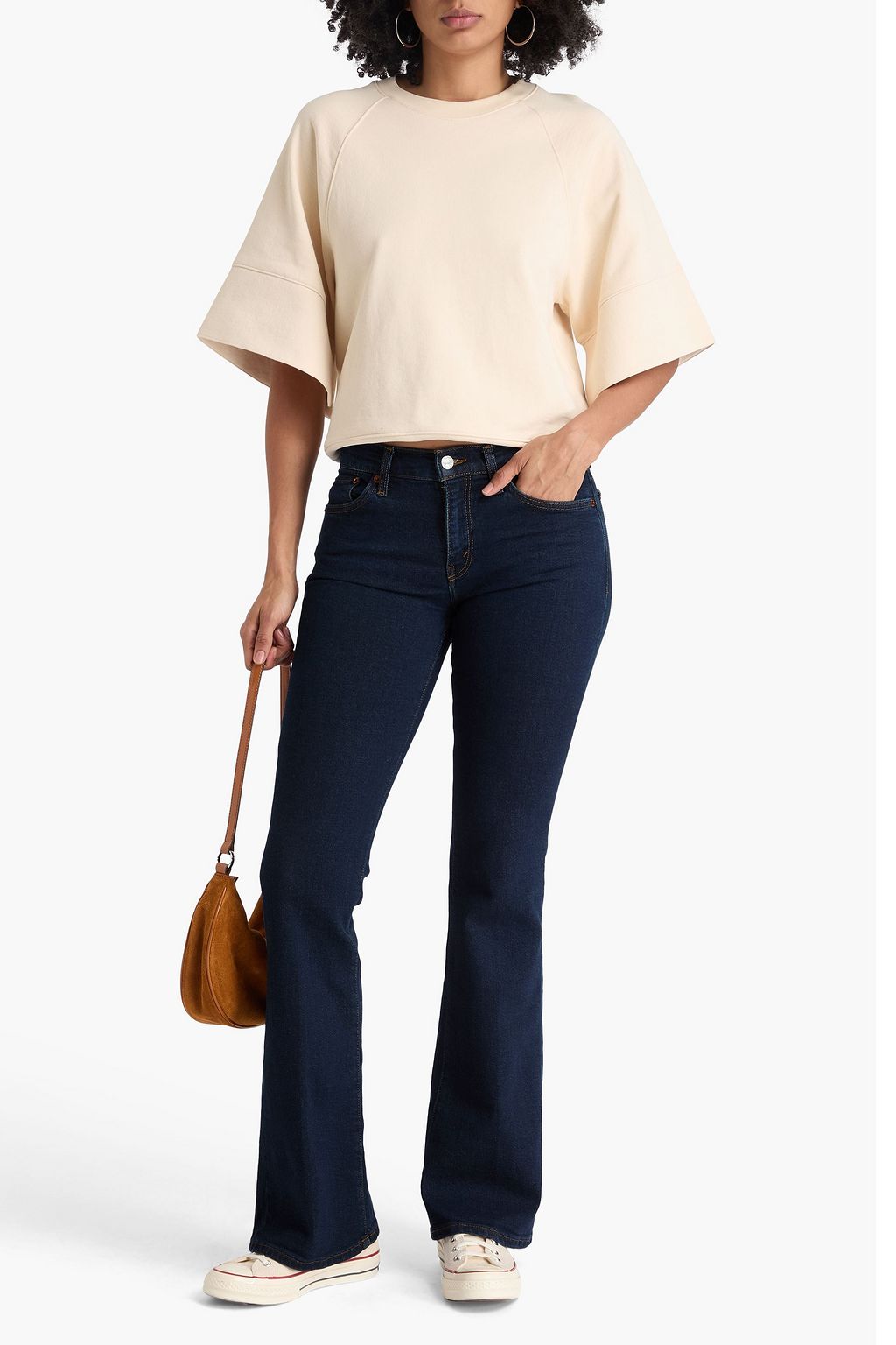 RE/DONE Halbhohe Bootcut-Jeans „Baby Boot“