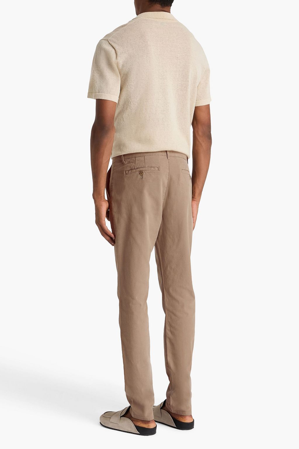 PAIGE Cragmont slim-fit cotton-blend canvas pants