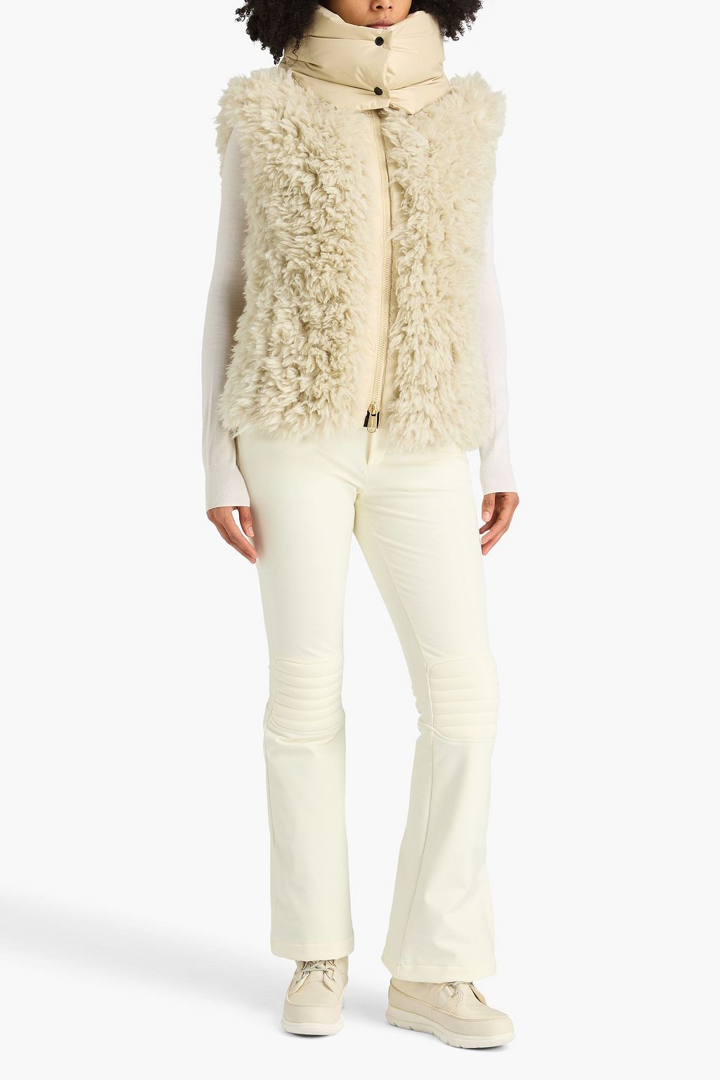 GOLDBERGH Iffy shell and teddy fleece down vest