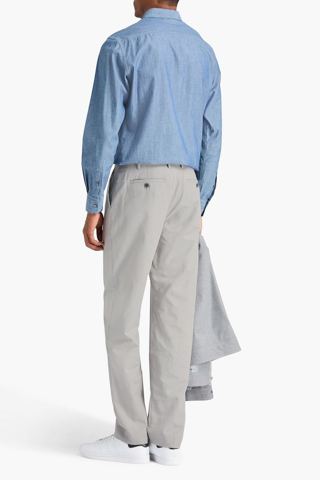 PAIGE Shultz cotton and Lyocell-blend twill pants