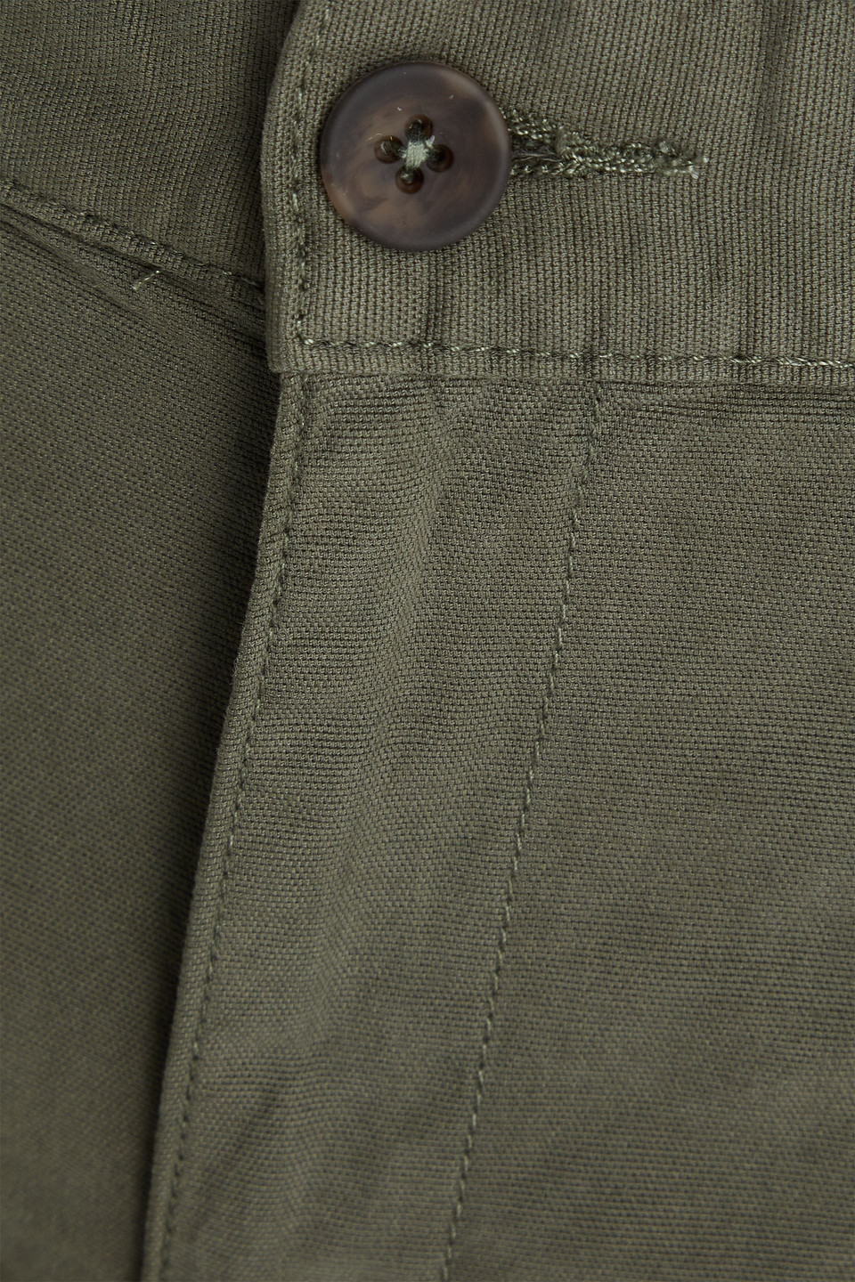 Paige Cragmont Slim-fit Cotton-blend Canvas Pants In Green