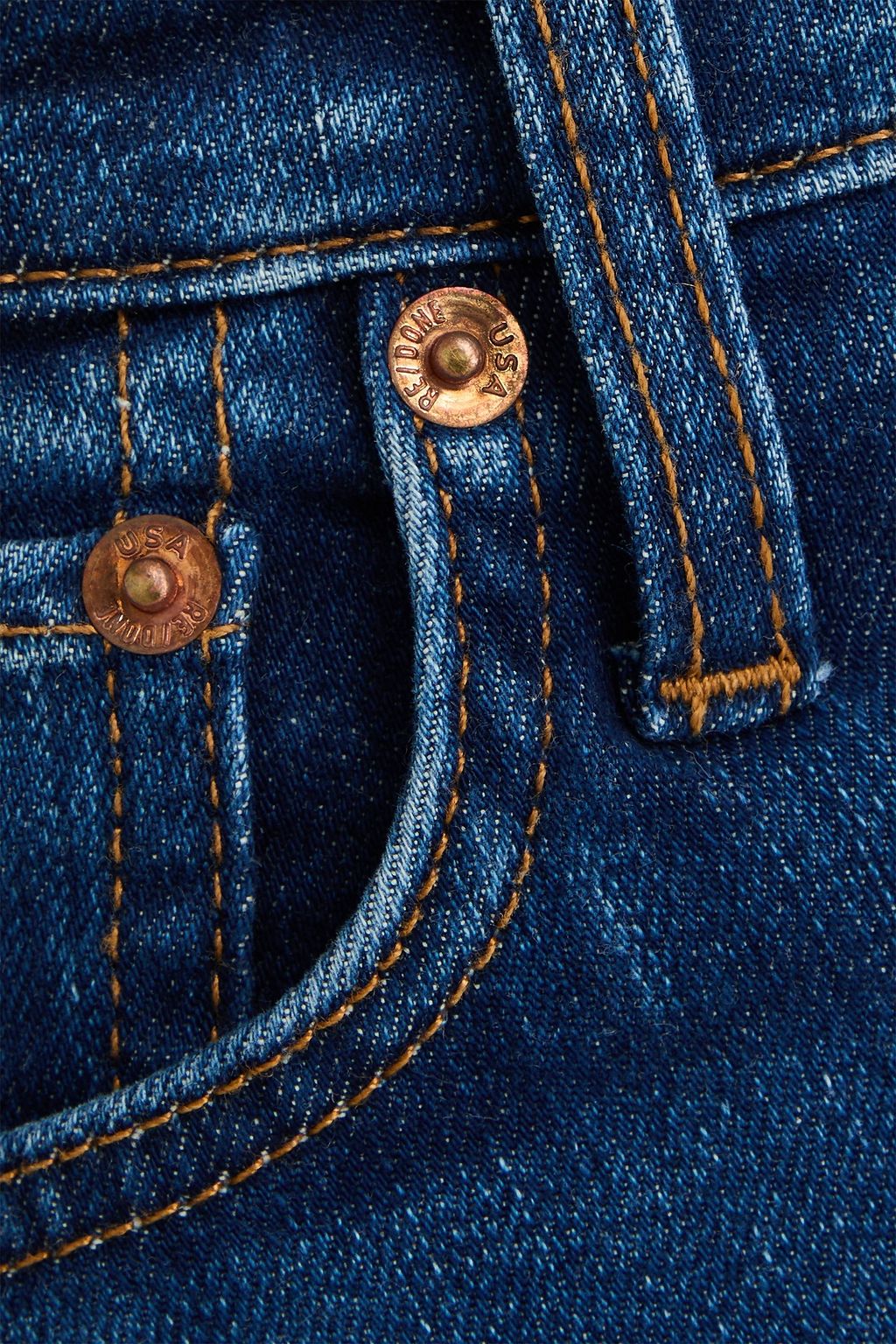 RE/DONE Mid-rise straight-leg jeans