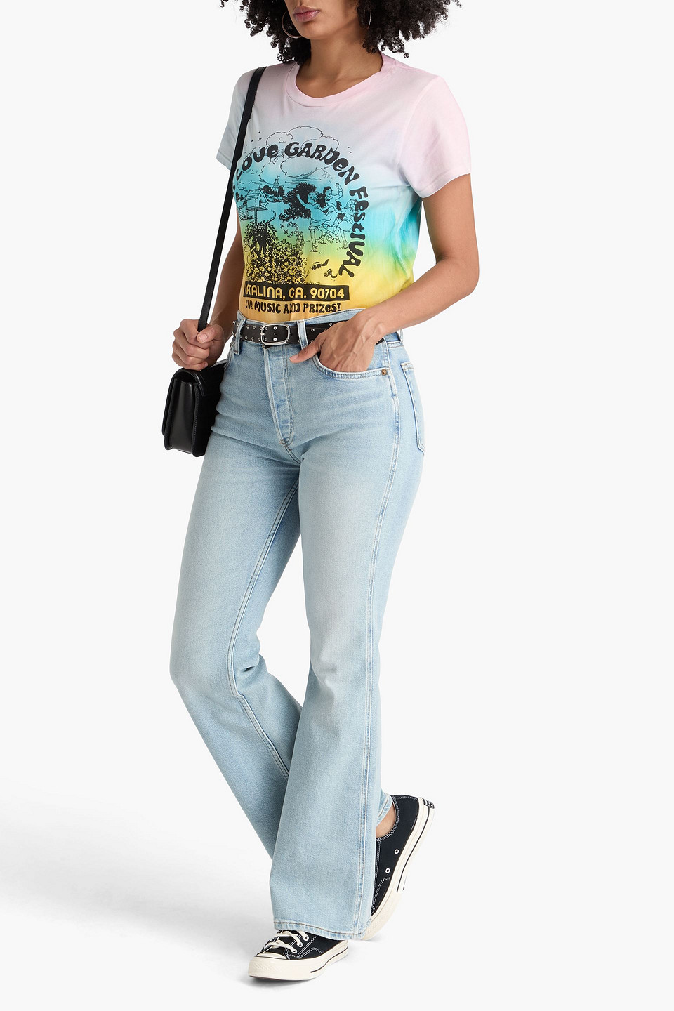  Re/done - Hoch Sitzende Schlagjeans „the Riding“ - Blau - 25 