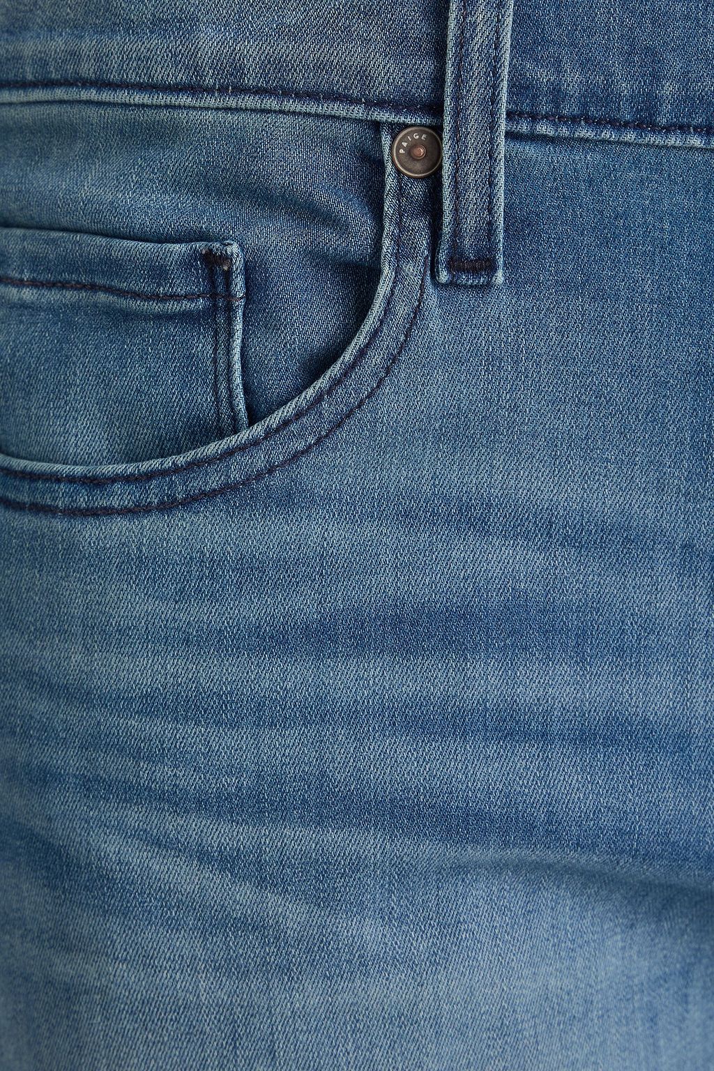PAIGE Federal slim-fit faded denim jeans
