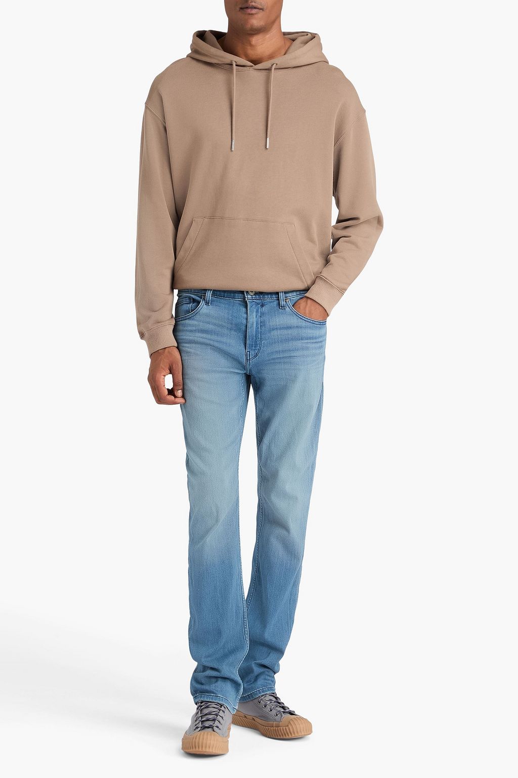 PAIGE Federal slim-fit faded denim jeans