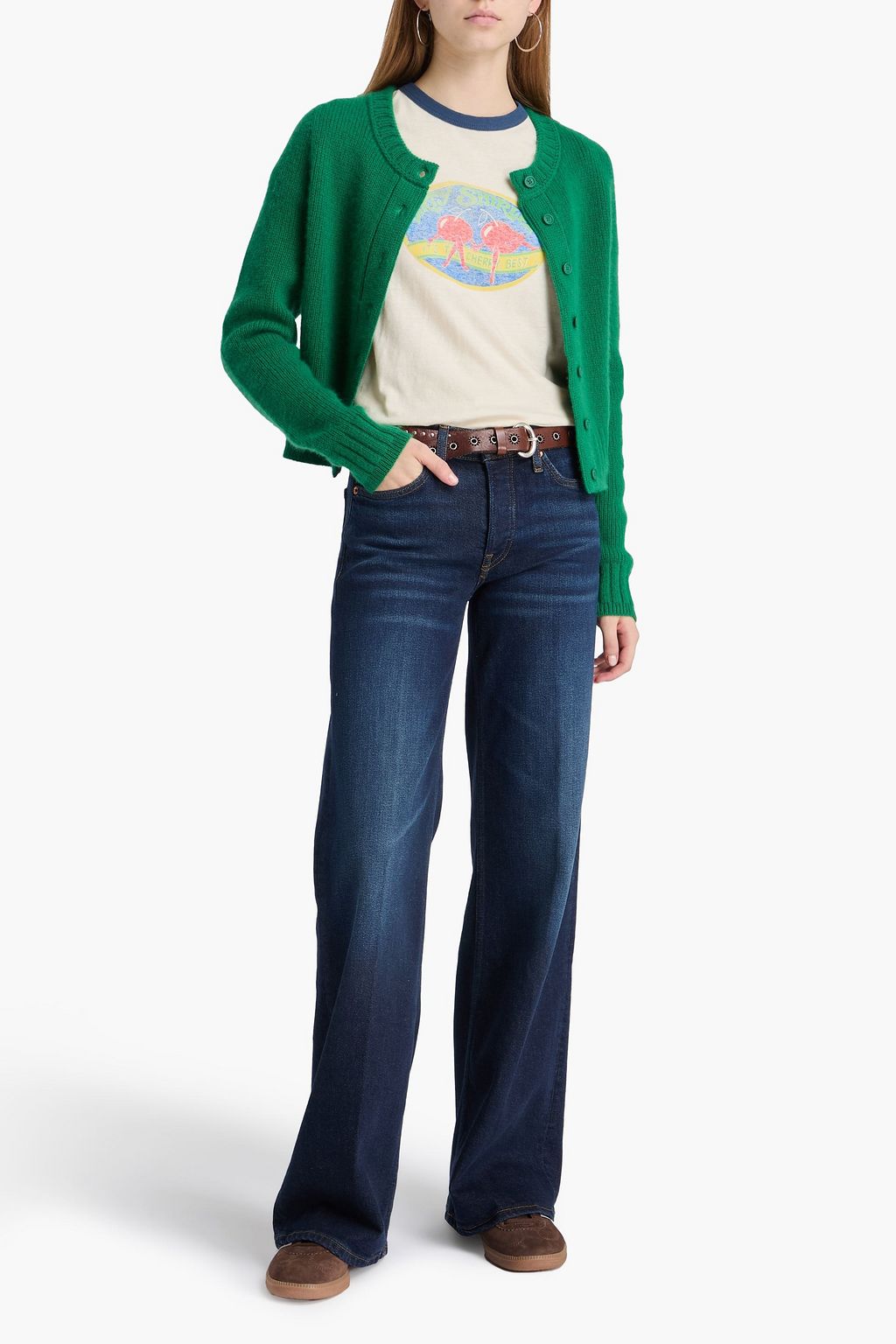 RE/DONE Mid-rise wide-leg jeans