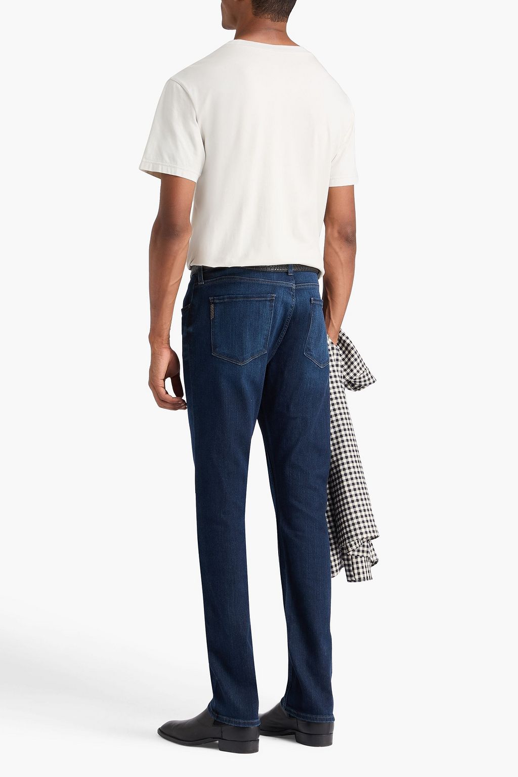 PAIGE Federal slim-fit faded denim jeans