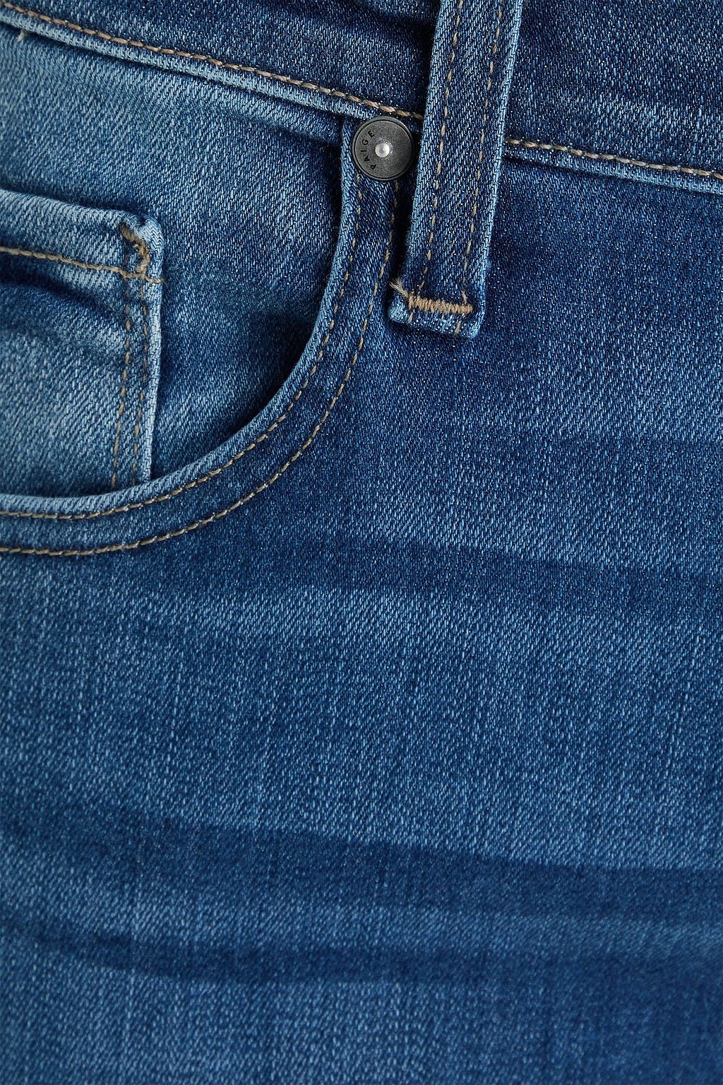 PAIGE Federal slim-fit faded denim jeans