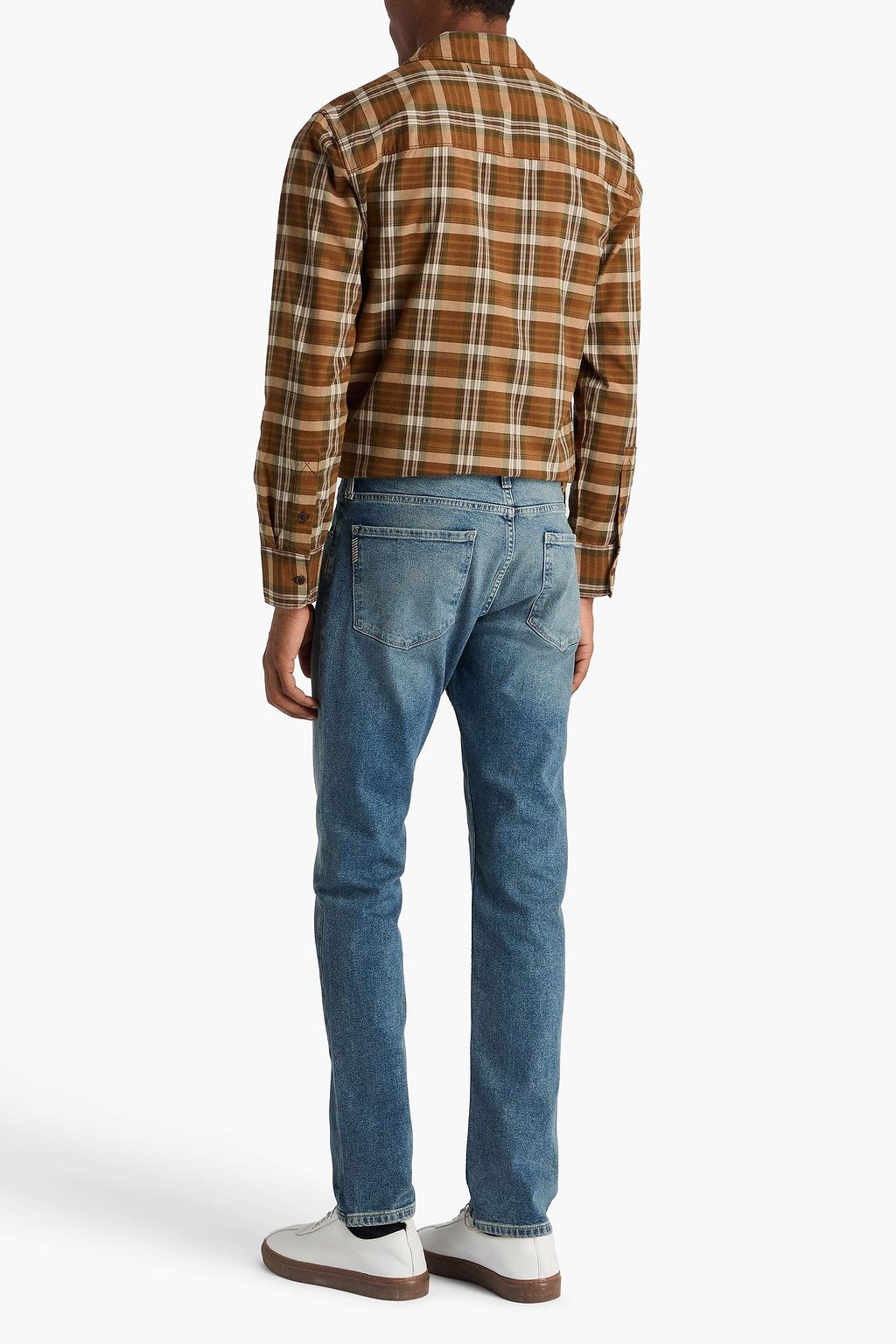PAIGE Federal slim-fit faded denim jeans