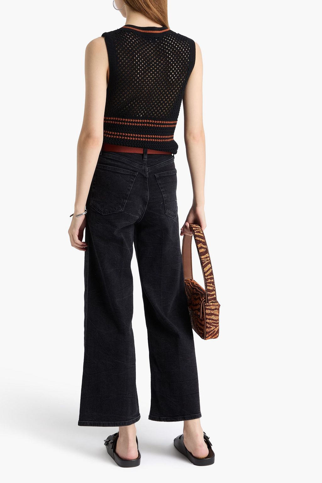 RE/DONE High-rise wide-leg jeans