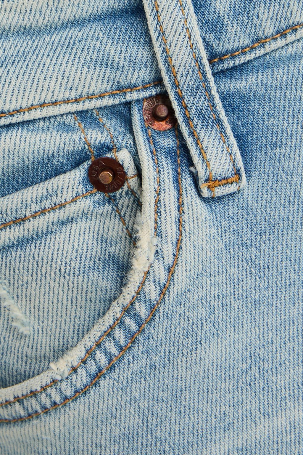 RE/DONE Mid-rise wide-leg jeans