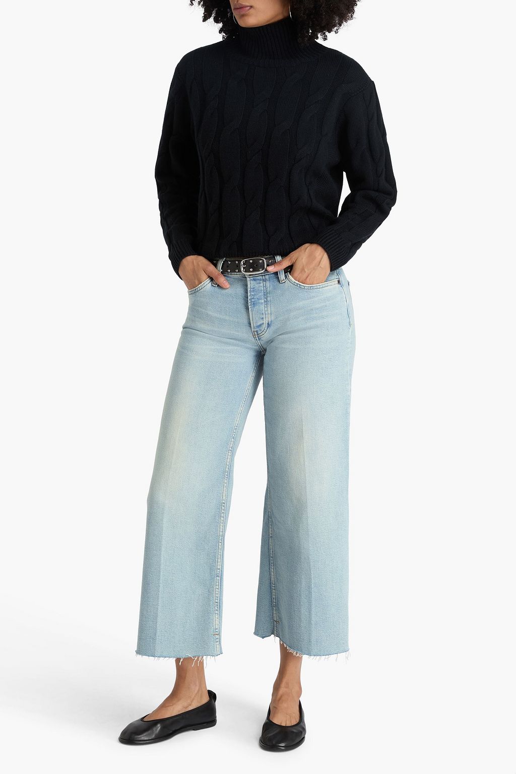 RE/DONE Mid-rise wide-leg jeans