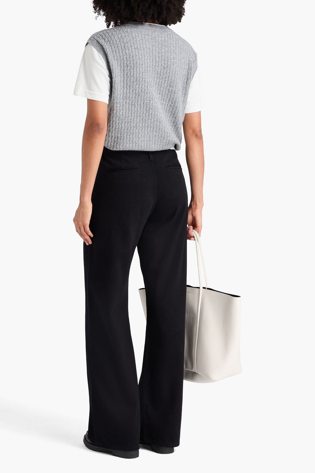 RE/DONE High-rise wide-leg jeans