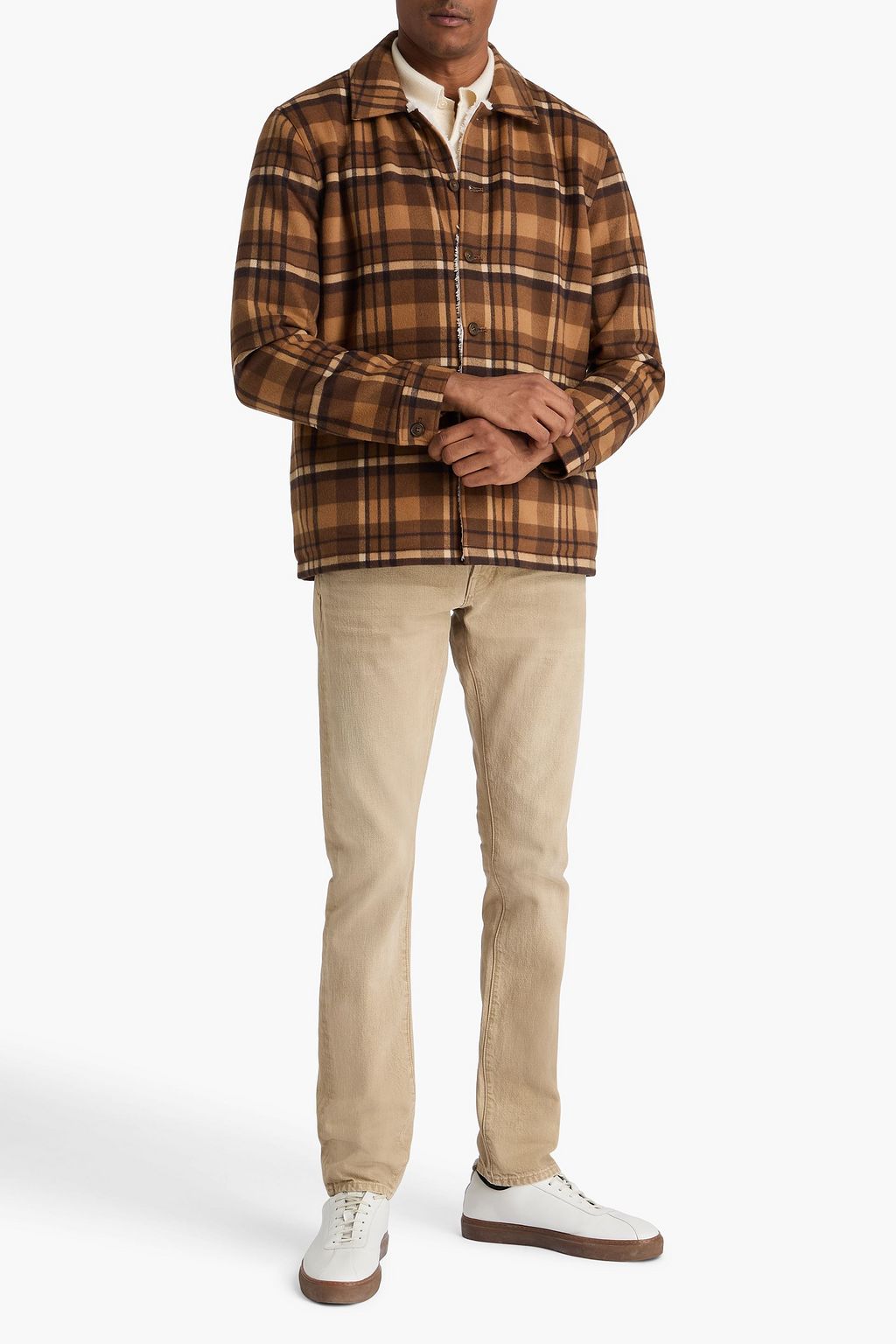 PAIGE Rangel checked flannel jacket