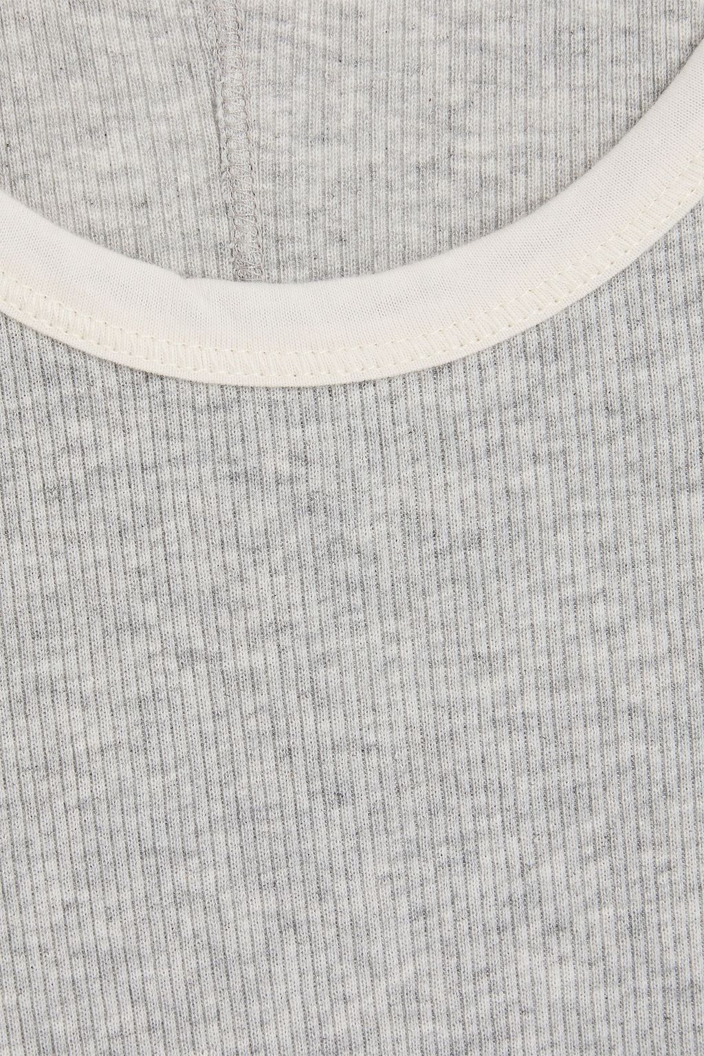 RE/DONE BY HANES Ribbed jersey tank