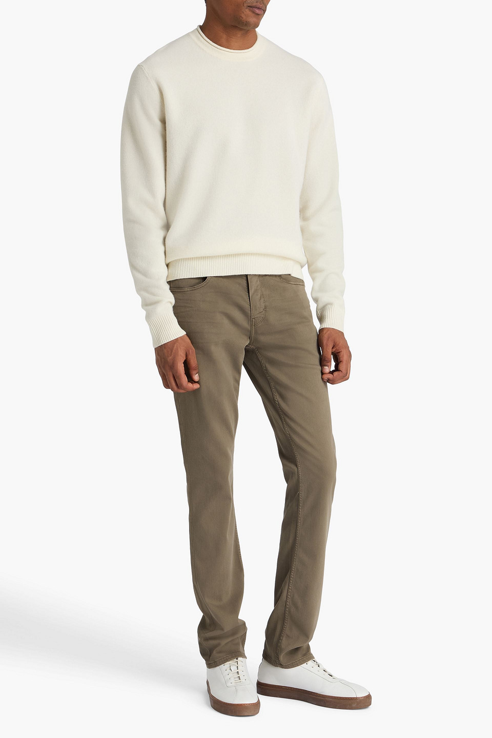  Paige - Wollpullover „vick“ - Weiß - M 