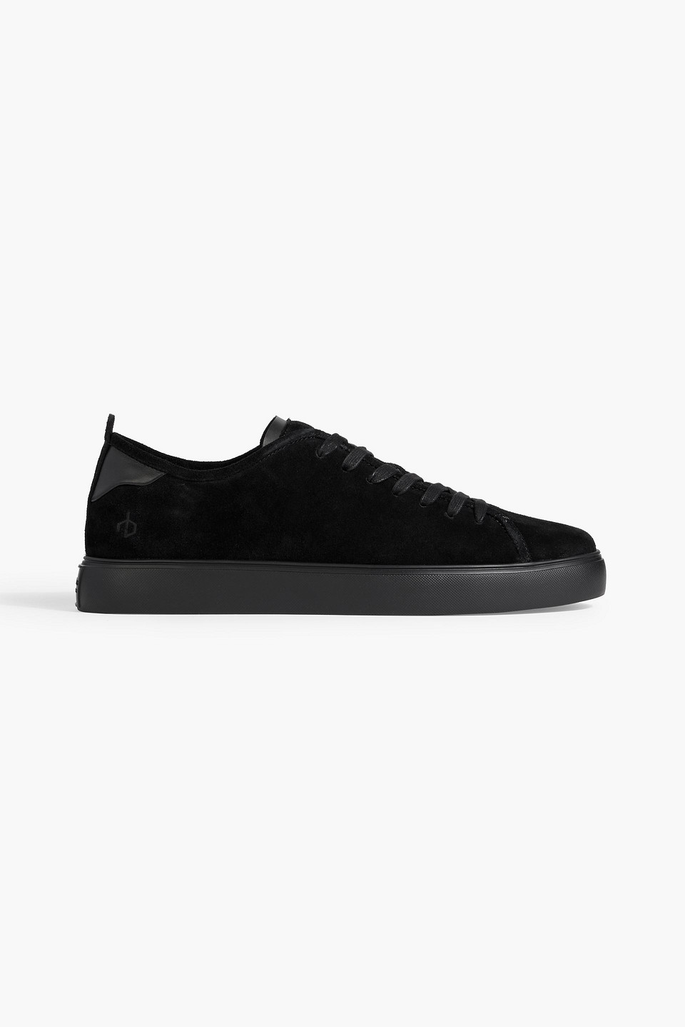 Rag & Bone Perry Suede Sneakers In Black