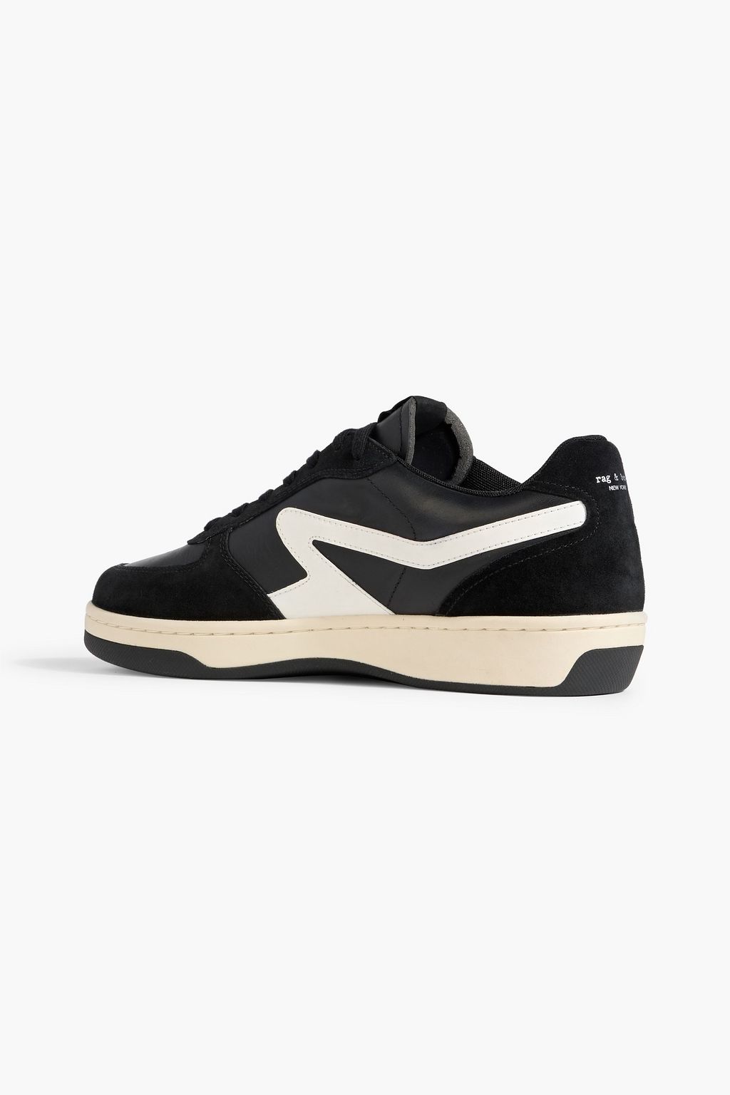 RAG & BONE Retro Court leather and suede sneakers