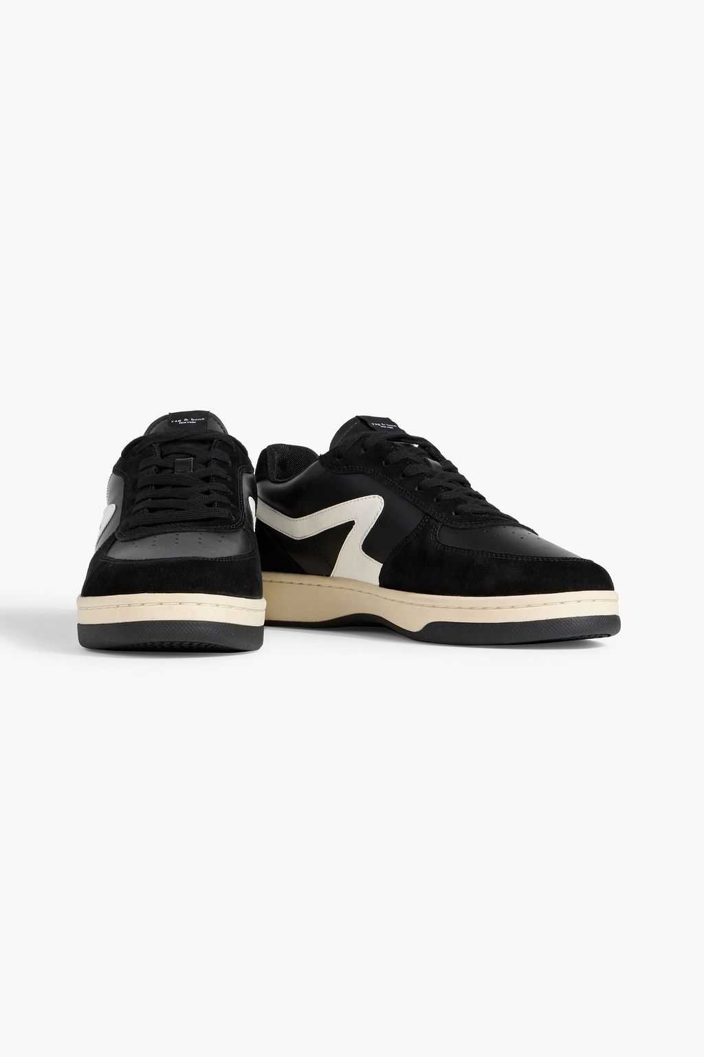 RAG & BONE Retro Court leather and suede sneakers