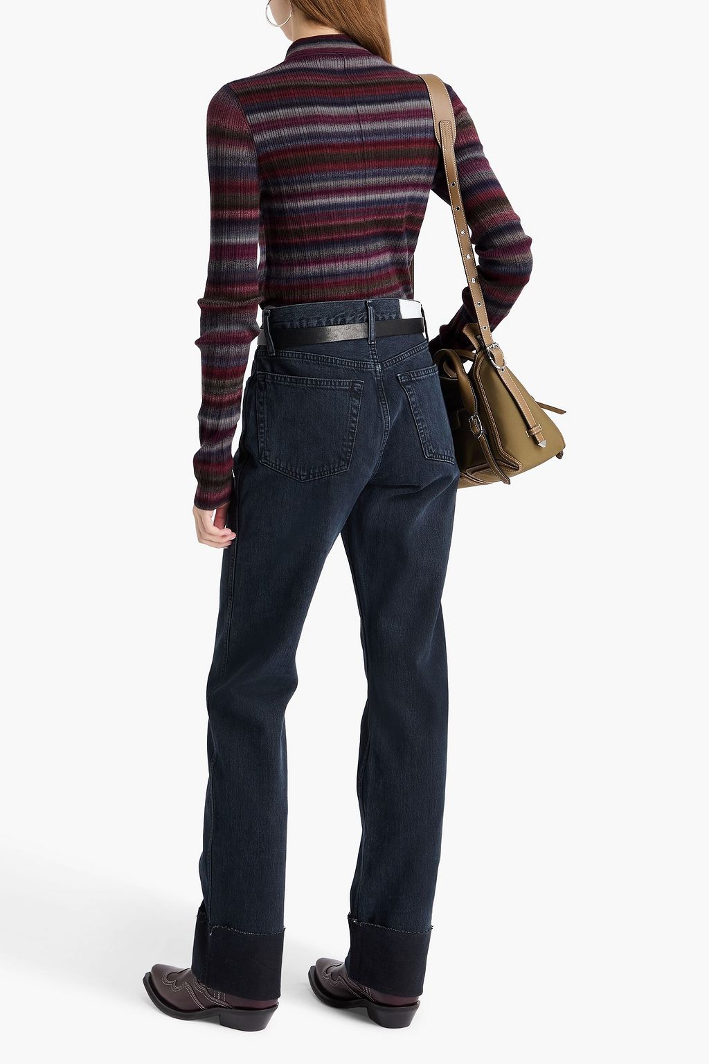 RE/DONE Striped wool cardigan