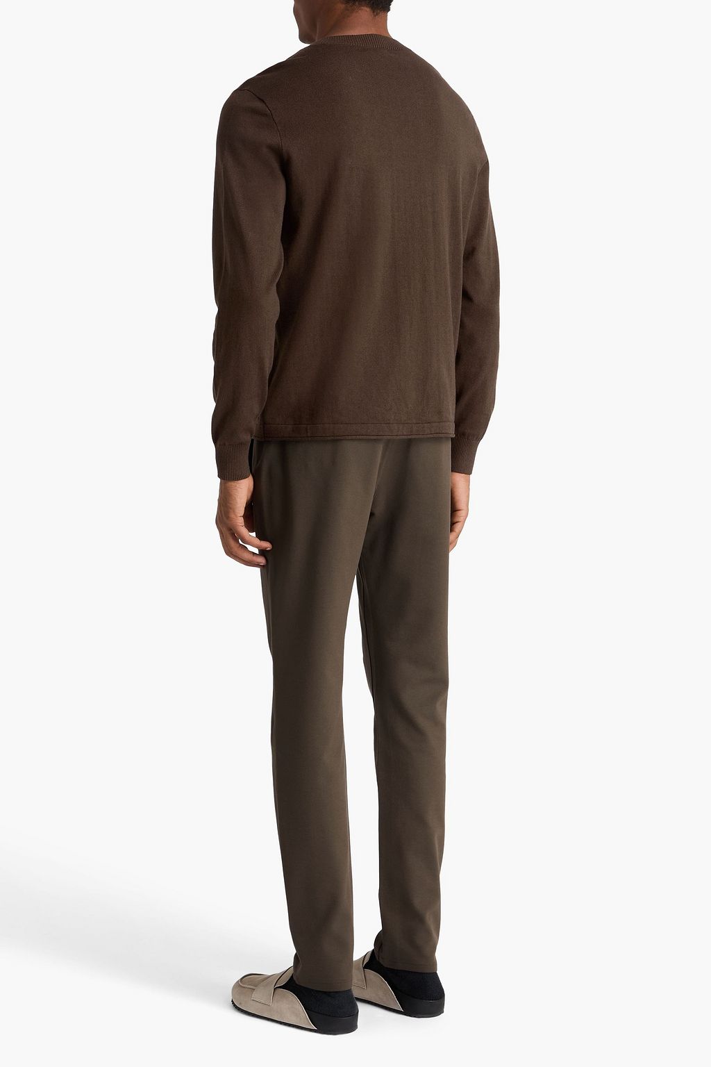 PAIGE Champlin cotton and wool-blend sweater