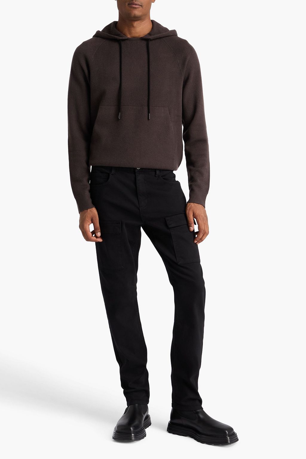 PAIGE Donaldson knitted hoodie