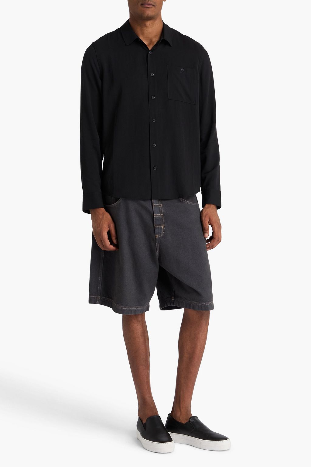 PAIGE Wardin twill shirt