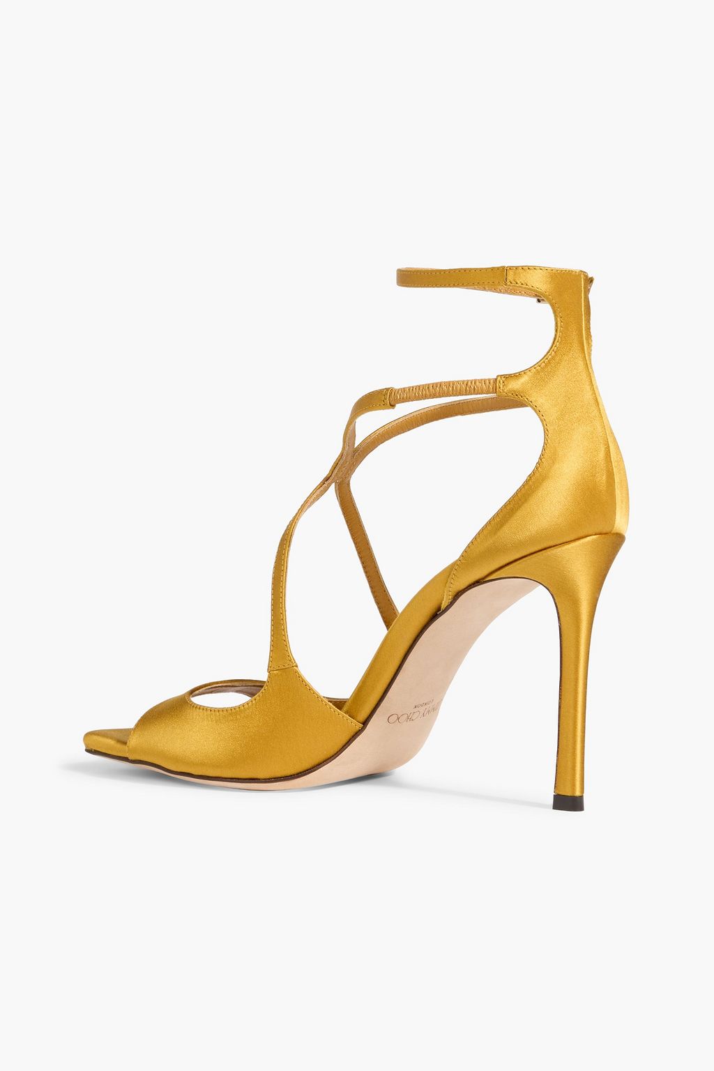 JIMMY CHOO Azia 95 satin sandals