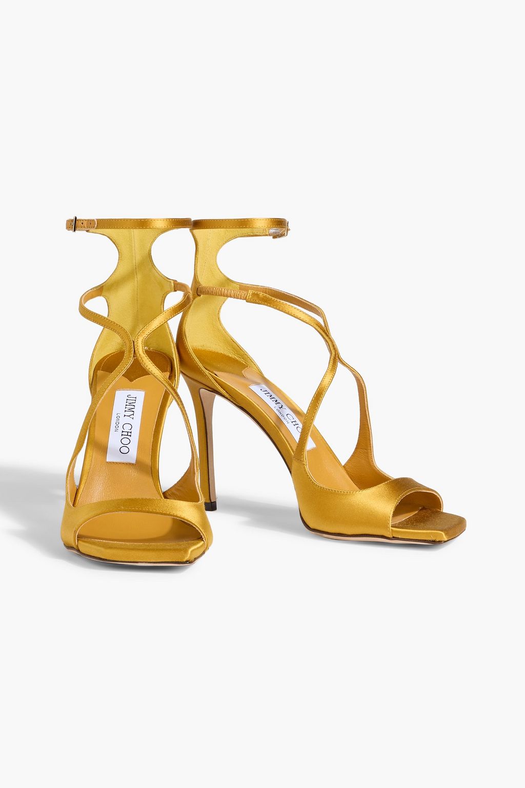 JIMMY CHOO Azia 95 satin sandals