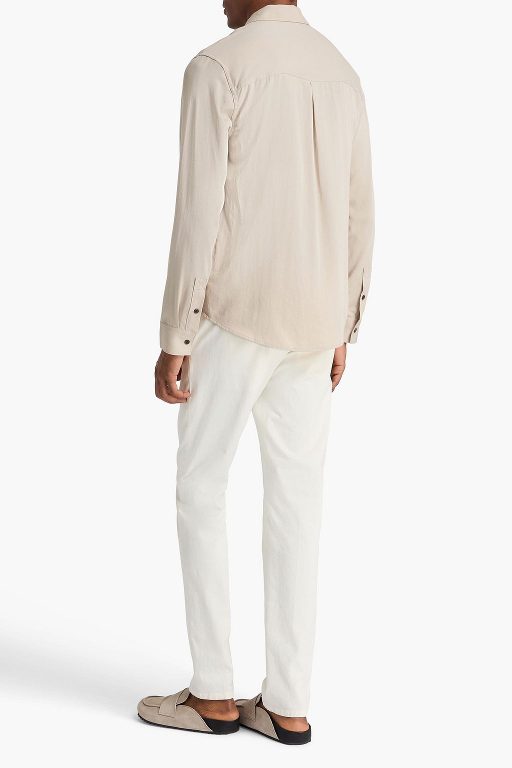 PAIGE Wardin twill shirt