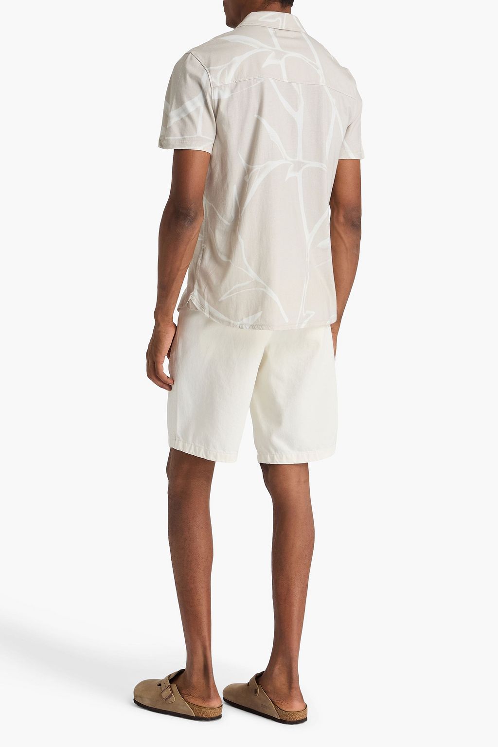 PAIGE Tillman printed cotton-jersey shirt