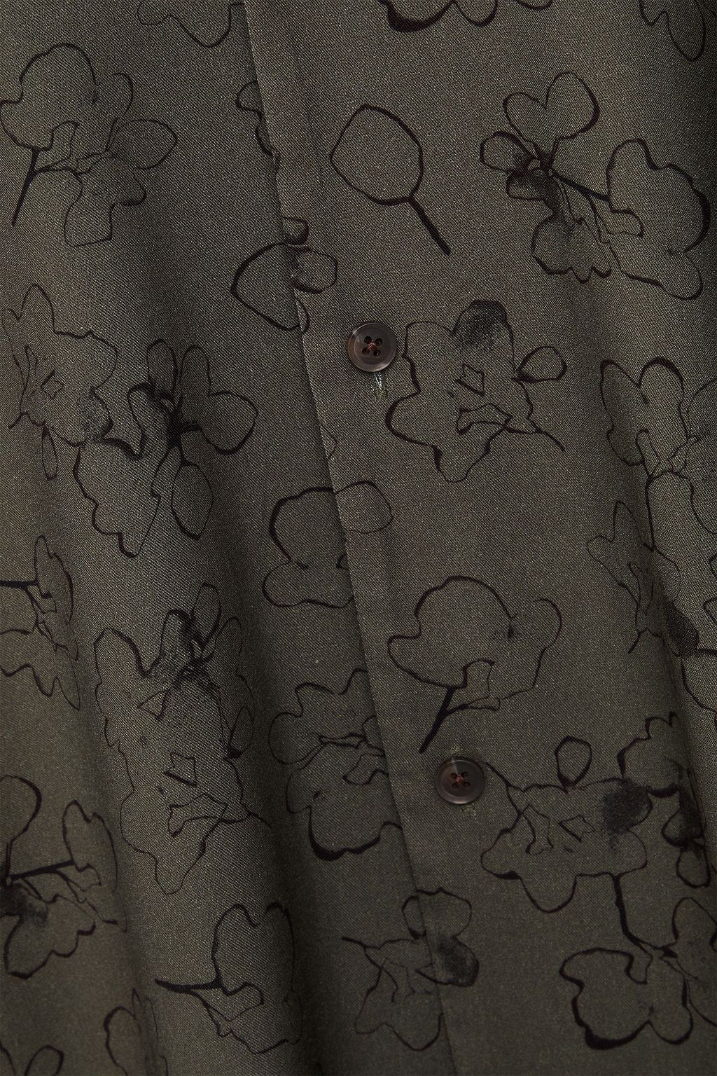 PAIGE Landon printed twill shirt