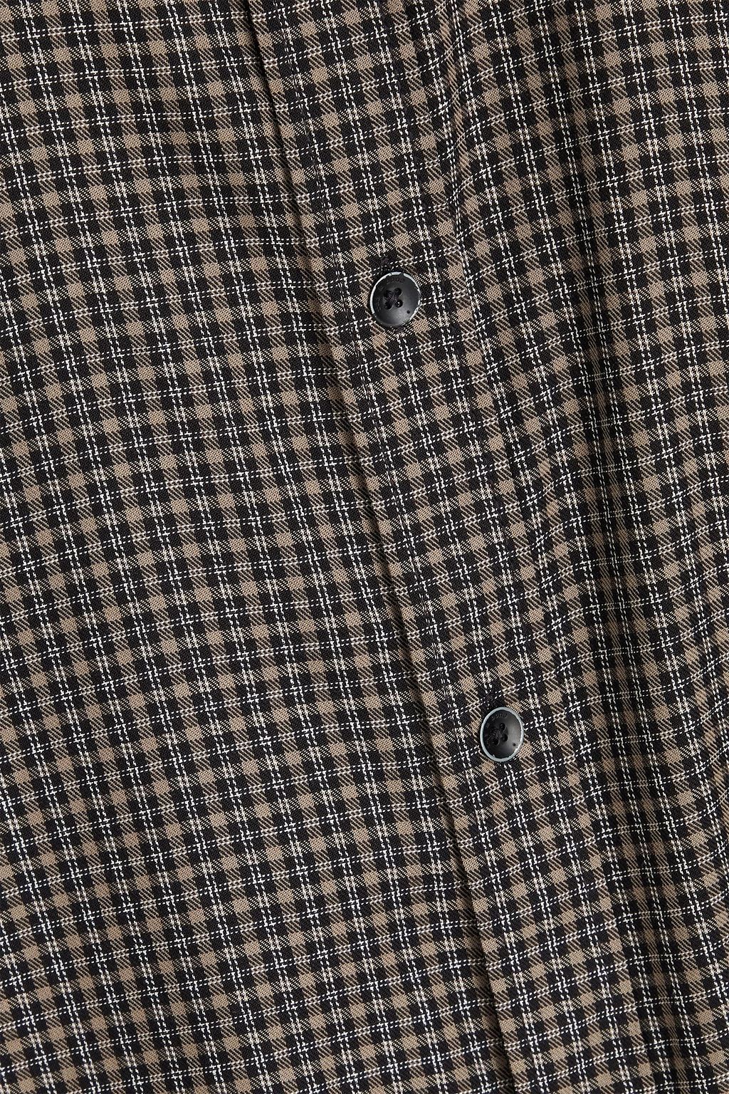 RAG & BONE Matthew checked cotton-blend flannel shirt