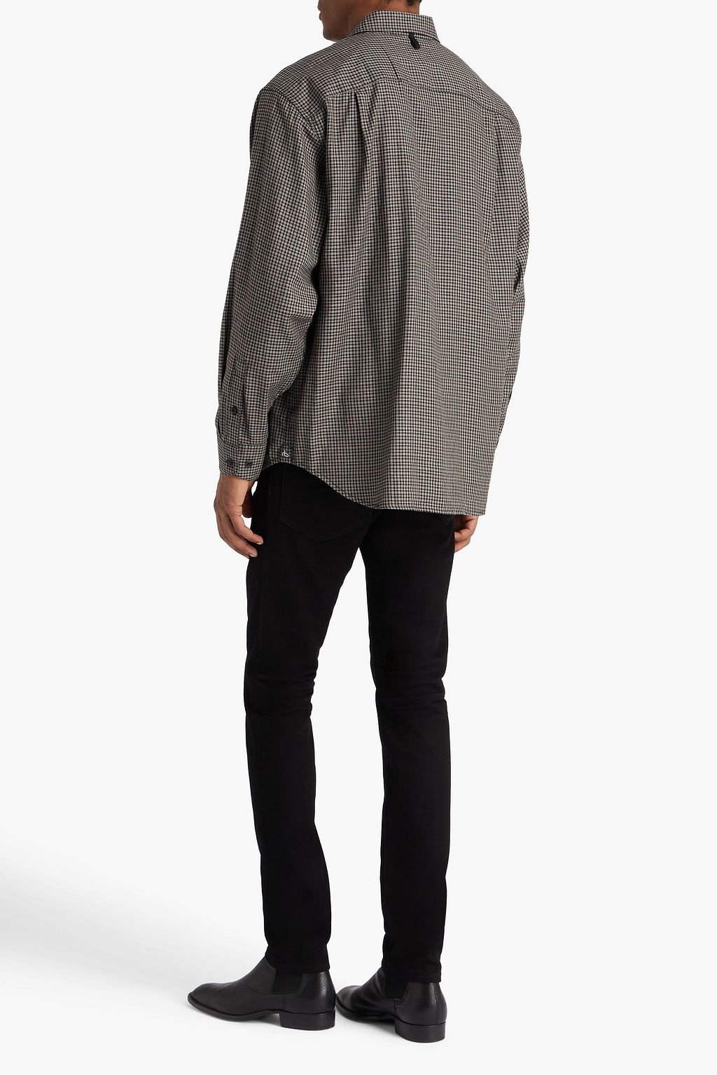 RAG & BONE Matthew checked cotton-blend flannel shirt