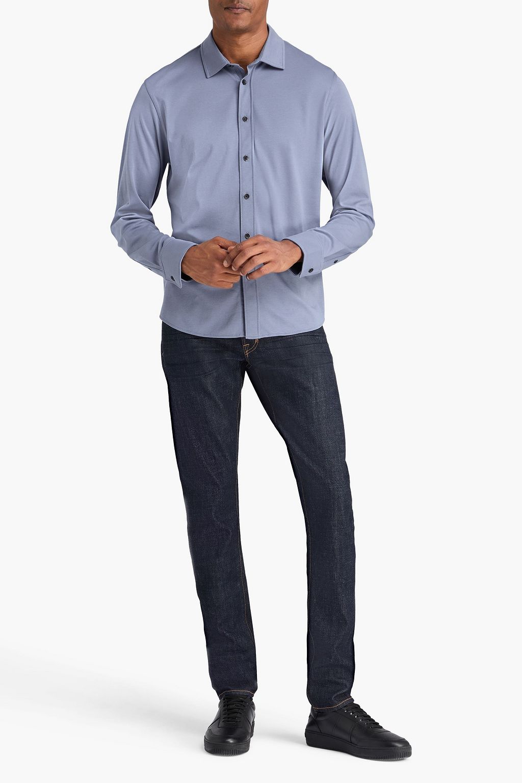RAG & BONE Pima cotton-jersey shirt