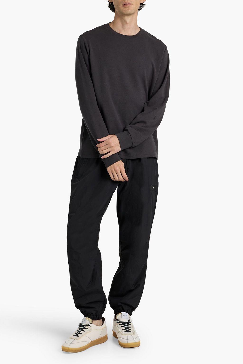 FRAME Duo Fold cotton-jersey T-shirt