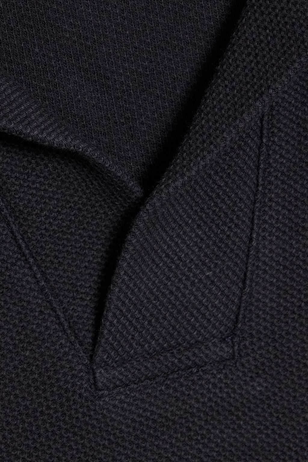 FRAME Cotton-piqué polo shirt