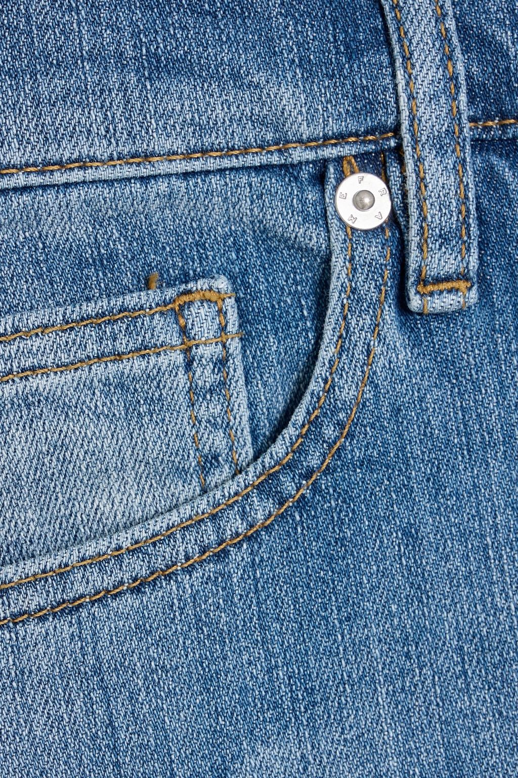 FRAME L'Homme slim-fit faded denim jeans
