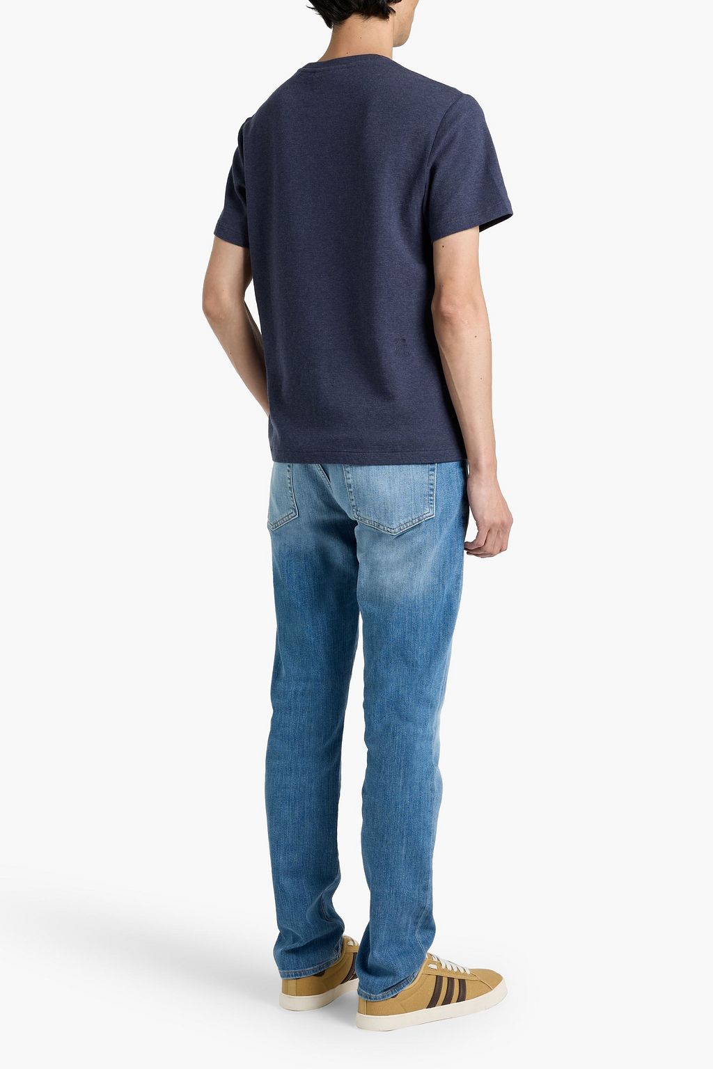 FRAME L'Homme slim-fit faded denim jeans